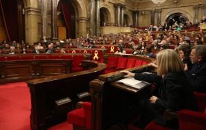 Pla general de la votació del Parlament el 28 de març de 2018. ACN