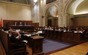 Pla general del plenari de la Diputació de Tarragona el 28 de setembre de 2018. ACN
