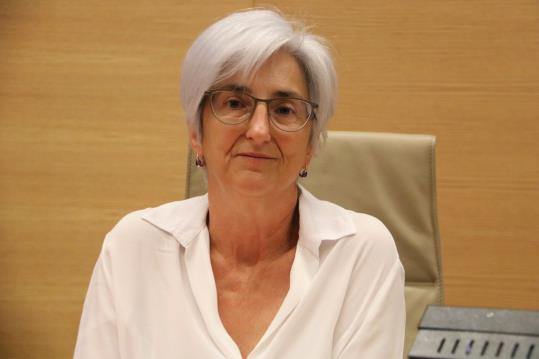 Pla mig de la nova fiscal general de l'Estat, Maria José Segarra, a la comissió de Justícia del Congrés dels Diputats, el 27 de juny de 2018 . ACN