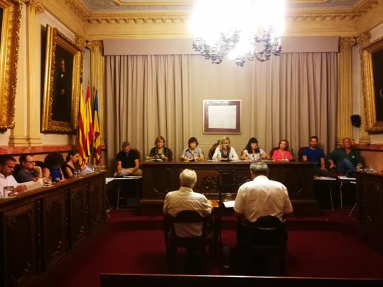 Ple municipal de Vilanova i la Geltrú. Ajuntament de Vilanova