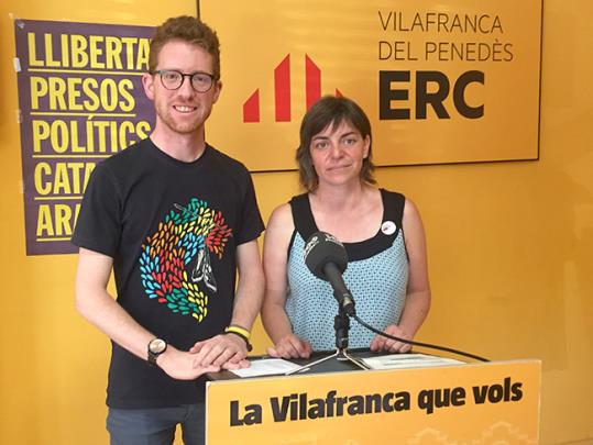 Presentació del pla d'haibtatge d'ERC Vilafranca. Eix