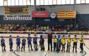 Presentació dels equips abans de la final. FCP