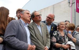 Quim Torra, president de la Generalitat, visita les Fires de Maig de Vilafranca. ACN
