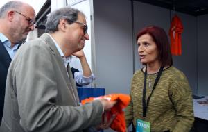 Quim Torra, president de la Generalitat, visita les Fires de Maig de Vilafranca