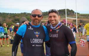 Rafa Llamas i Miguel Lobera a la Duatló de Carretera de Castellar del Vallès
