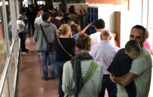 Referèndum del 1-O a un centre d'ensenyament de Vilanova