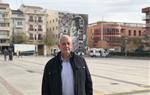 Santi Rodríguez, diputat del Partit Popular al Parlament de Catalunya, a la plaça del Mercat de Vilanova i la Geltrú. Júlia Olivé