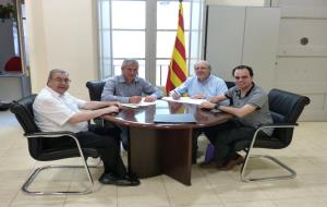 Signat el conveni entre l'Ajuntament de Sant Martí Sarroca i el Consell Comarcal de l’Alt Penedès per tirar endavant els projectes de museïtzació