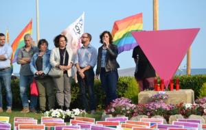 Sitges commemora el Dia Internacional contra l’Homofòbia, la Lesbofòbia i la Transfòbia. Ajuntament de Sitges