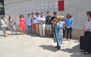 Sitges homenatja l’artista Dolors Luján a la Plaça dels Artistes. Ajuntament de Sitges