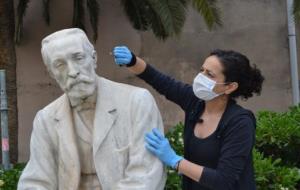 Sitges restaura el monument al Doctor Robert  . Ajuntament de Sitges