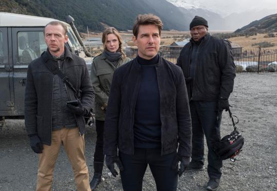 Tom Cruise i els altres protagonistes de la nova entrega de 'Misión Imposible', que s'estrena aquest divendres 27 de juliol als cinemes . Getty Images