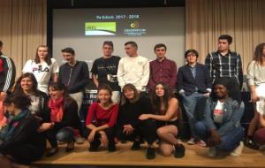 Tres alumnes de l'institut Montgròs guanyen el concurs (RE) Imagina’t de l'Observatori de les Dones en els Mitjans. Ajt Sant Pere de Ribes