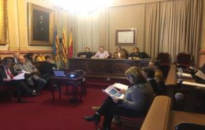 Trobada del Consell Municipal d'Associacions de Veïns i Veïnes amb el govern de la ciutat. Ajuntament de Vilanova