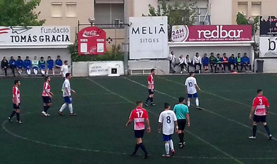 UE Sitges – CF Cubelles. Eix