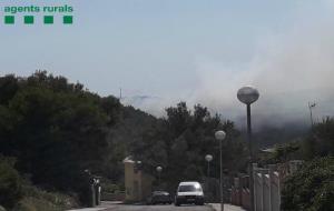Un incendi forestal a Castellet i la Gornal crema unes 2,5 hectàrees. Agents Rurals