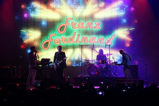 Un moment del concert que Franz Ferdinand ha ofert al festival Vida, el 29 de juny del 2018. ACN