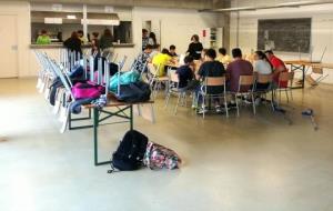 Una quarantena d'alumnes de 1r i 2n d’ESO del Vendrell s’acullen al servei de menjadors contra l’exclusió social. Ajuntament del Vendrell