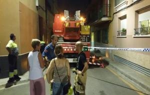 Una víctima mortal en l'ensorrament del sostre d'una habitació en una casa de Sant Pere de Ribes