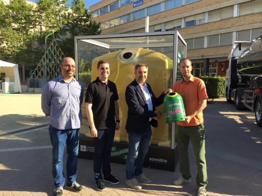 Vilafranca aconsegueix el Contenidor d’Or en la primera edició del concurs de reciclatge de vidre. Ajuntament de Vilafranca