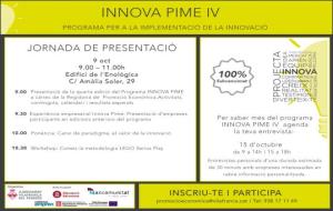 Vilafranca inicia la quarta edició del programa Innova Pime per al foment de la innovació a les empreses del Penedès. EIX