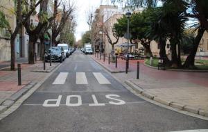Vilanova consensua una solució híbrida que inverteix la prioritat del trànsit al carrer Llibertat. Ajuntament de Vilanova