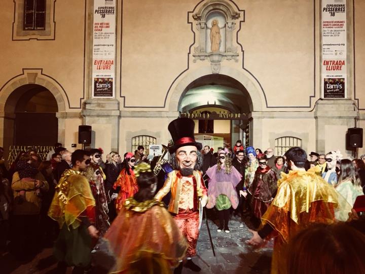 Vilanova i la Geltrú acull la Biennal del pessebre català amb referències a la crisi dels refugiats i als polítics presos. Ajuntament de Vilanova