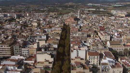 Vilanova i la geltrú, vista aèria. Ajuntament de Vilanova