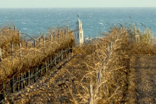 Vinyes, Penedès, campanar. Eix