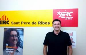 Xavier Pascual serà el candidat d'ERC a Sant Pere de Ribes. ERC