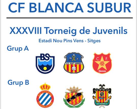 XXXVIII Torneig Juvenils CF Blanca Subur. Eix