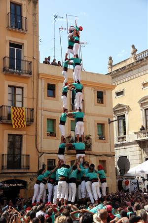 3 de 9 descarregat pels Castellers de Vilafranca a la diada de Santa Tecla