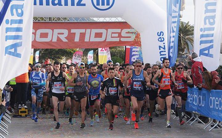 36ª edició de la Mitja Marató de Sitges. Eix