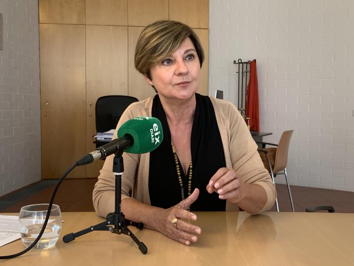 Abigail Garrido, alcaldessa de Sant Pere de Ribes i presidenta del Consell Comarcal del Garraf. EIX