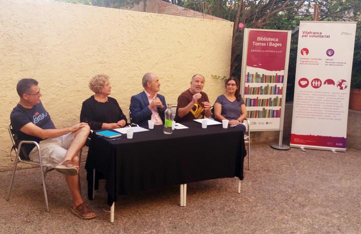 Acte de lliurament de premis del II Concurs de Relats sobre voluntariat. Ajuntament de Vilafranca