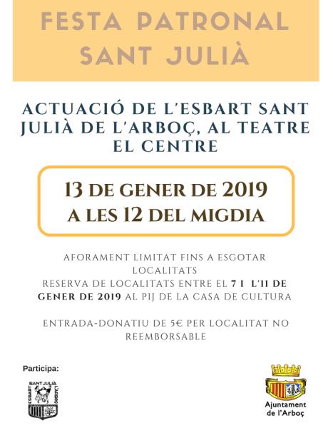 Festa Patronal de Sant Julià 