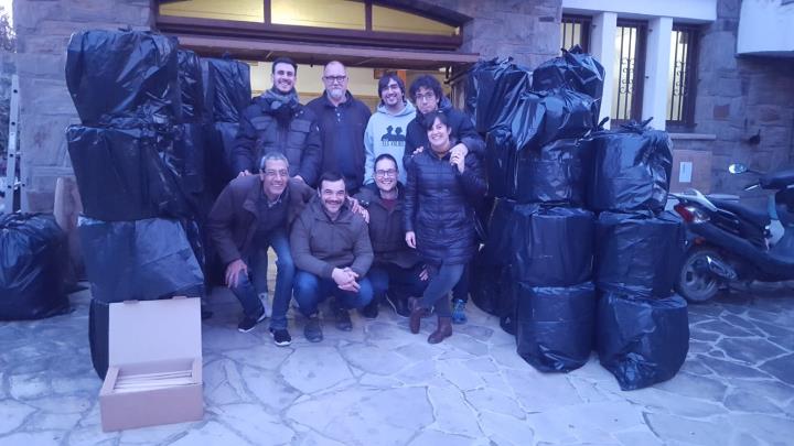 Presentació dels nous timbals tradicionals de les colles de diables de Ribes