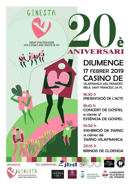 Festa del 20 aniversari de l'Associació Ginesta