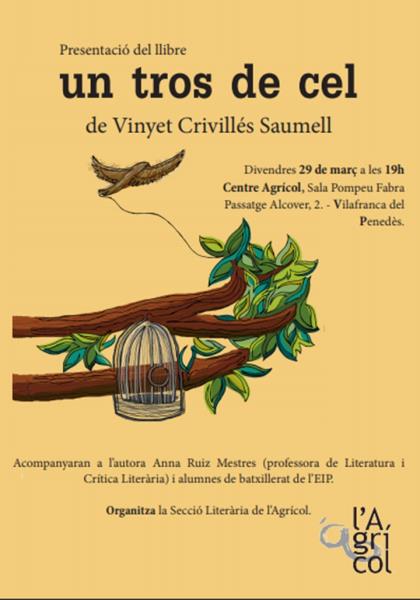 Vinyet Crivillés Saumell presenta Un tros de cel
