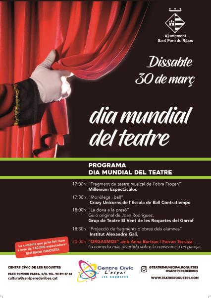 Dia Mundial del Teatre a Sant Pere de Ribes