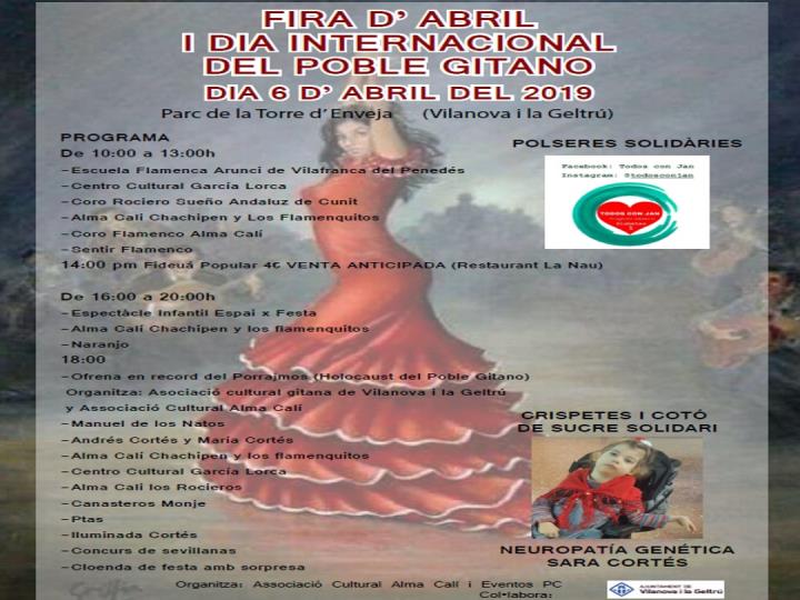 Fira d' Abril i Dia Internacional del Poble Gitano a Vilanova