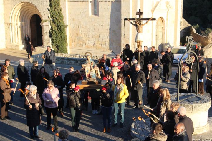 Viacrucis a Sant Martí Sarroca