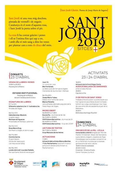 Diada de Sant Jordi a Sitges