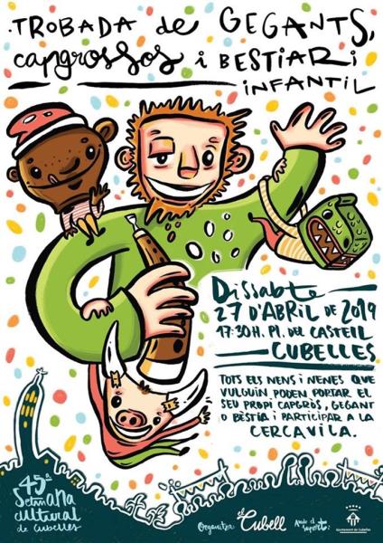 1ª Trobada de gegants, capgrossos i bestiari infantil