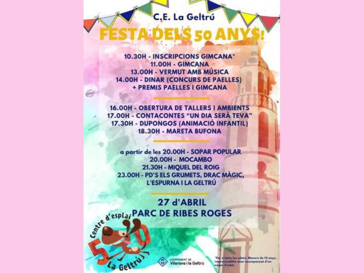 Festa dels 50 anys del CE La Geltrú