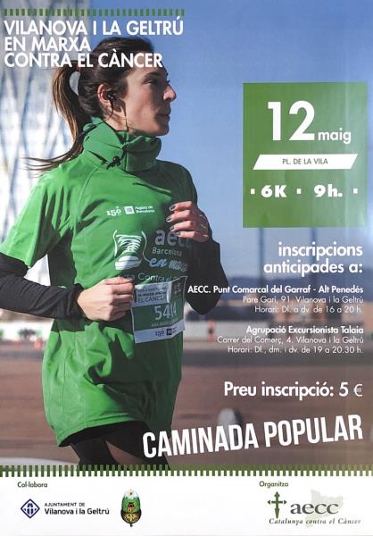 Caminada contra el cáncer a Vilanova