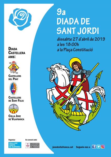 9a Diada castellera de Sant Jordi de la Jove de Vilafranca