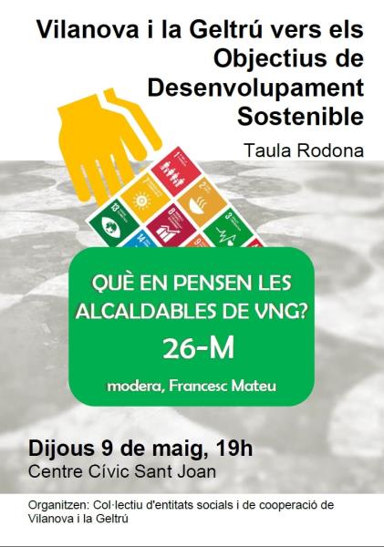 Taula rodona d'alcaldables a Vilanova i la Geltrú