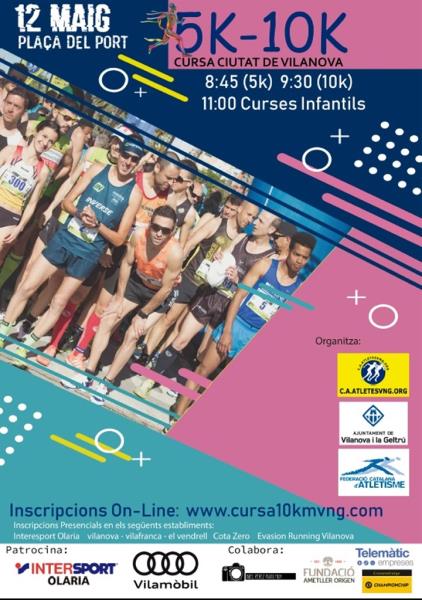 Cursa de 5 i 10 quilòmetres Ciutat de Vilanova