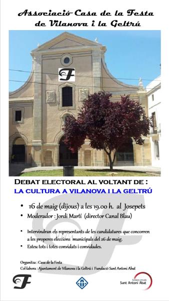 Debat cultural de les eleccions municipals a Vilanova